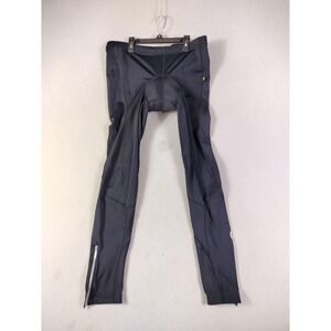 Canari Cycling Leggings Mens 2XL Black Padded Chamois Full Length Nylon Spandex